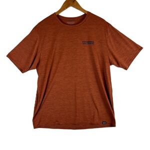 Patagonia Capilene Cool Daily Trail Running Shirt Men's Large Short Sleeve